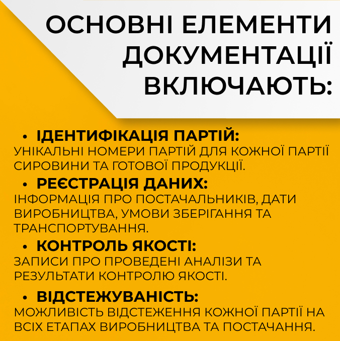 Основні елементи документації