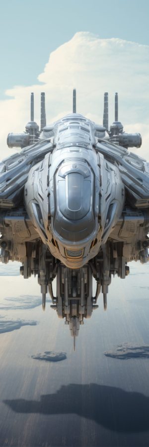view-futuristic-looking-spacecraft view-futuristic-looking-spacecraft